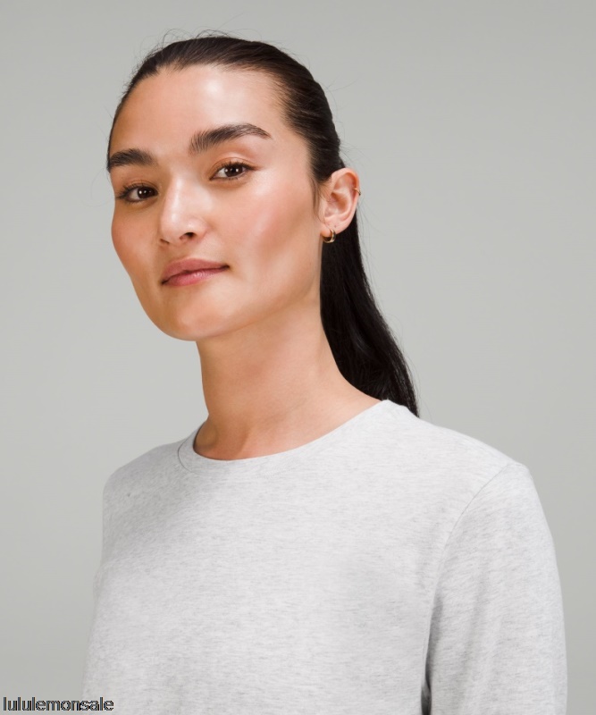 Lululemon Damen DELULU297 | Love Langarmshirt Hellgrau